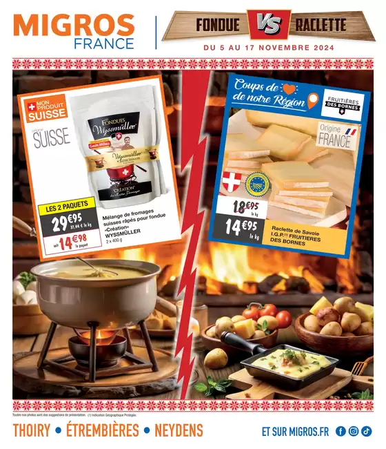 Spécifique PFT - Fondue Raclette
