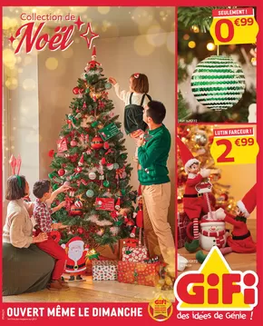 Promos de Meubles et Décoration | Spécial Noël sur Gifi | 12/11/2024 - 01/12/2024