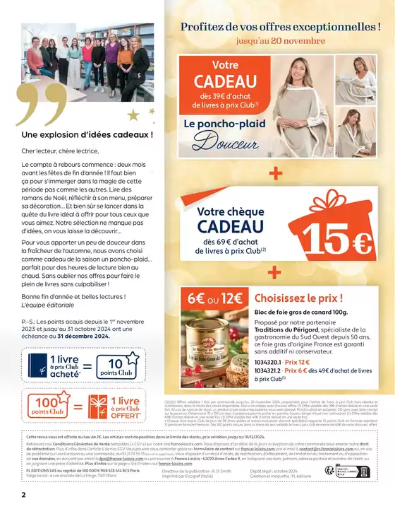 Catalogue France Loisirs à Strasbourg | Novembre - Décembre 2024 | 01/11/2024 - 31/12/2024