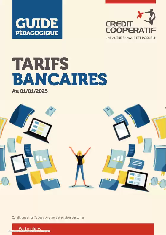 Catalogue Crédit Coopératif à Versailles | Tarifs Bancaires | 01/12/2024 - 31/12/2025