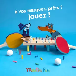 Promos de Enfants et Jeux à Tours | Jeux 2024 sur Moulin Roty | 28/10/2024 - 31/12/2024