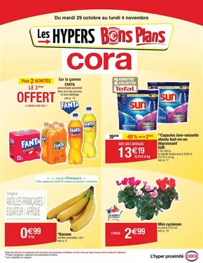 Catalogue Cora à Villebarou | Les hypers bons plans | 29/10/2024 - 04/11/2024