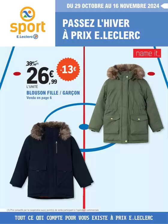 Catalogue E.Leclerc Sports à Lyon | E.Leclerc Sports Hiver | 28/10/2024 - 16/11/2024