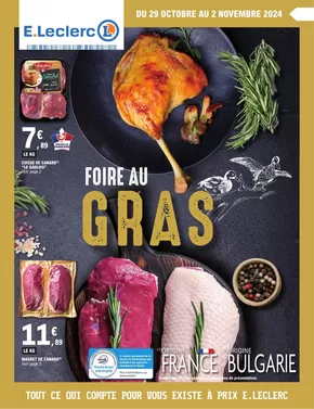 Catalogue E.Leclerc | FOIRE AU GRAS | 29/10/2024 - 02/11/2024