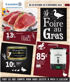 Catalogue E.Leclerc | OP TOUT GT 4 - Foire au gras | 29/10/2024 - 09/11/2024