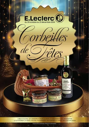 Catalogue E.Leclerc | CORBEILLES 100% Digital | 29/10/2024 - 21/12/2024