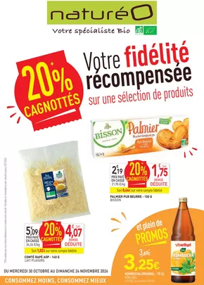 Promos de Magasins Bio à Lille | Votre fidélité récompensée sur NaturéO | 30/10/2024 - 24/11/2024