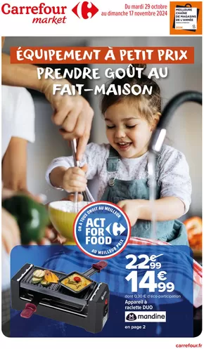 Promos de Supermarchés à Fougères | EQUIPEMENT A PETIT PRIX sur Carrefour Drive | 29/10/2024 - 17/11/2024