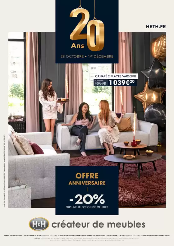 OFFRE ANNIVERSAIRE -20 %