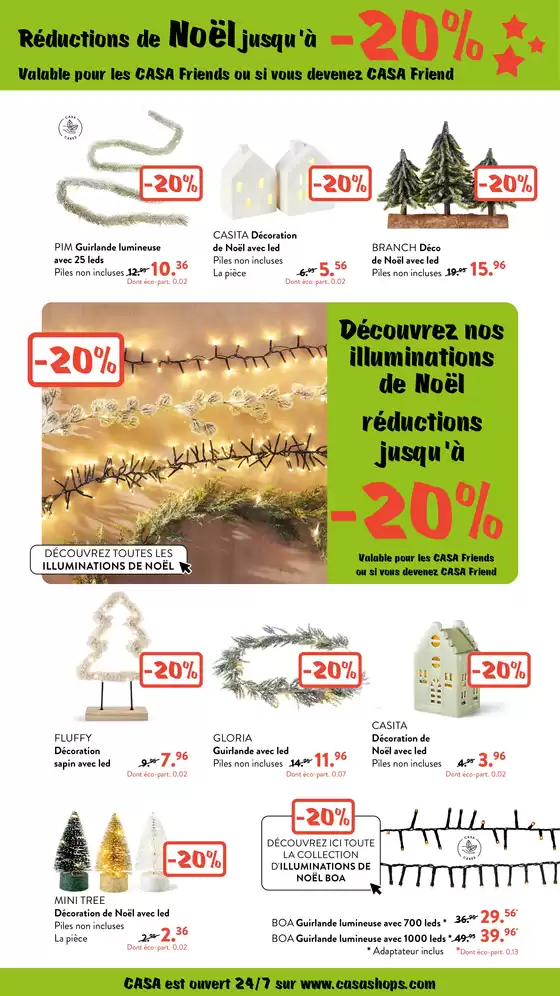 Catalogue Casa | Découvrez tous nos sapins de Noël | 28/10/2024 - 17/11/2024