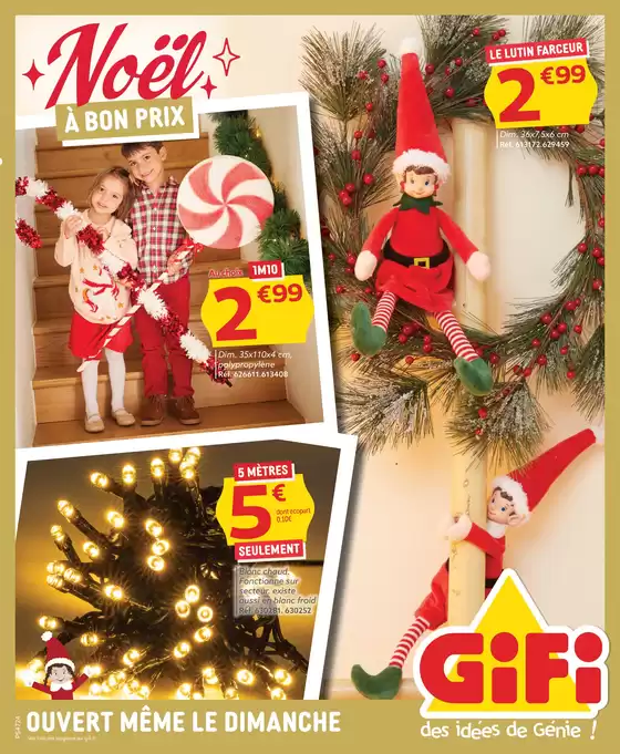 Catalogue Gifi | Noël à bon prix | 19/11/2024 - 27/11/2024