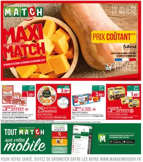 Catalogue Supermarché Match à Sélestat | MAXI Supermarché MAtch | 29/10/2024 - 10/11/2024