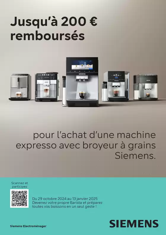 Catalogue Copra à Aubigny-sur-Nère | Siemens Jusqu’à 200 € remboursés | 29/10/2024 - 13/01/2025