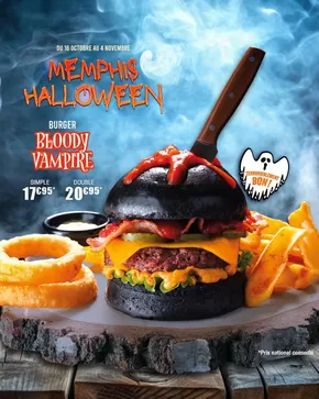 Promos de Restaurants à Grasse | Memphis Halloween sur Memphis Coffee | 28/10/2024 - 04/11/2024