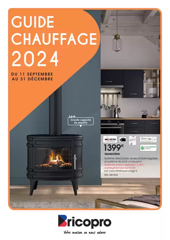 Catalogue Brico Pro à Saint-Paulien | Guide chauffage 2024 | 28/10/2024 - 31/12/2024