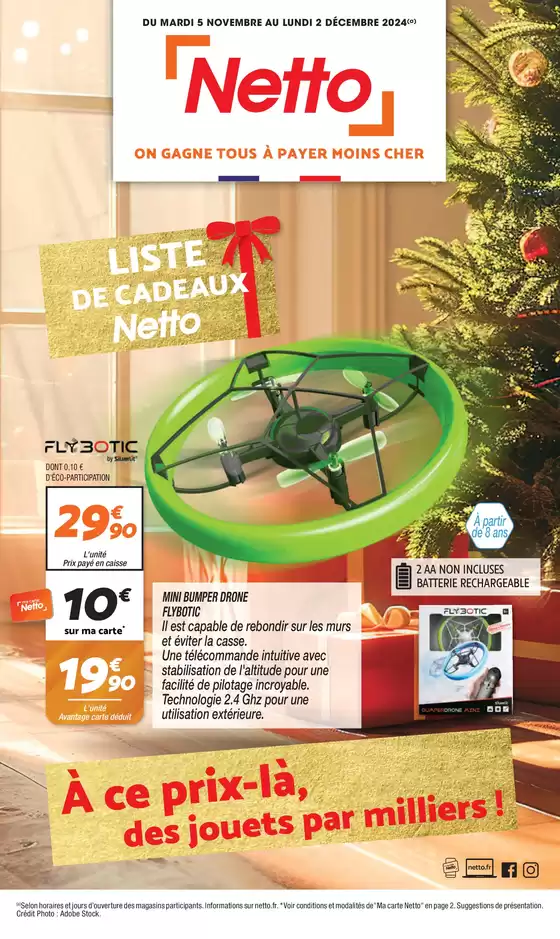 Catalogue Netto à Boulogne-Billancourt | JOUETS DE NOËL | 05/11/2024 - 02/12/2024