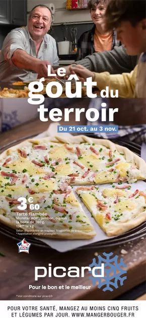 Promos de Supermarchés à Le Relecq-Kerhuon | Le goût du terroir sur Picard | 29/10/2024 - 03/11/2024