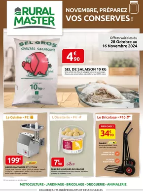 Promos de Jardineries et Animaleries à Verfeil (Haute Garonne) | NOVEMBRE, PRÉPAREZ VOS CONSERVES ! sur Rural Master | 29/10/2024 - 16/11/2024