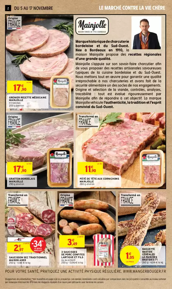 Catalogue Intermarché Express à Bordeaux | CAHIERS REGIONS NOVEMBRE 1 | 05/11/2024 - 17/11/2024