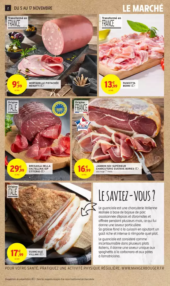 Catalogue Intermarché à Carcassonne | CAHIERS REGIONS NOVEMBRE 1 | 05/11/2024 - 17/11/2024