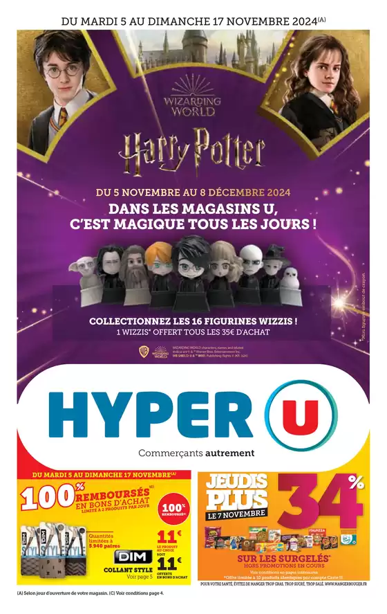 Catalogue Hyper U à Évron | Catalogue HYPER U | 05/11/2024 - 17/11/2024