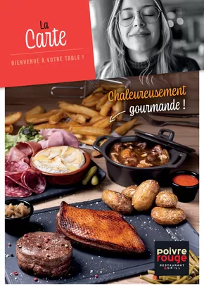 Promos de Restaurants à Villebon-sur-Yvette | Automne - Hiver 2024 sur Poivre Rouge | 29/10/2024 - 20/03/2025