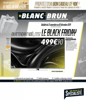 Catalogue Blanc Brun à Thiais | Tabloïd BlancBrun Black Friday / Noël 2024 QR | 25/11/2024 - 07/12/2024