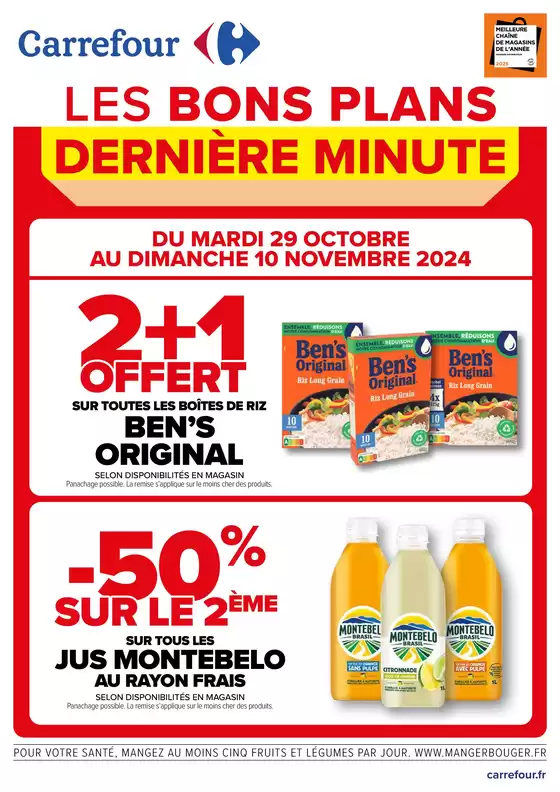 LES BONS PLANS DE DERNIERE MINUTE
