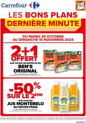 Catalogue Carrefour à Rennes | LES BONS PLANS DE DERNIERE MINUTE | 30/10/2024 - 10/11/2024