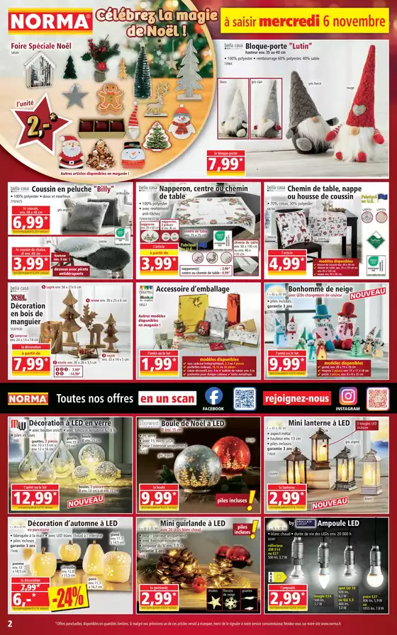 Catalogue Norma à Sélestat | Célébrez la magie de Noël ! de Noël ! | 06/11/2024 - 12/11/2024