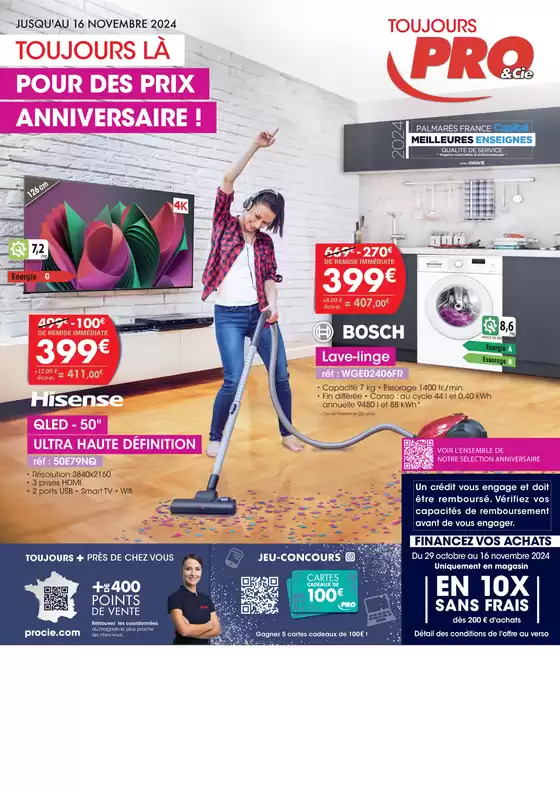 Catalogue PRO&Cie à Rennes | Toujours là pour des prix anniversaire ! | 30/10/2024 - 16/11/2024