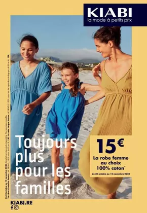 Promos de Mode à Cassis | Toujours plus pour les familles  sur Kiabi | 30/10/2024 - 12/11/2024