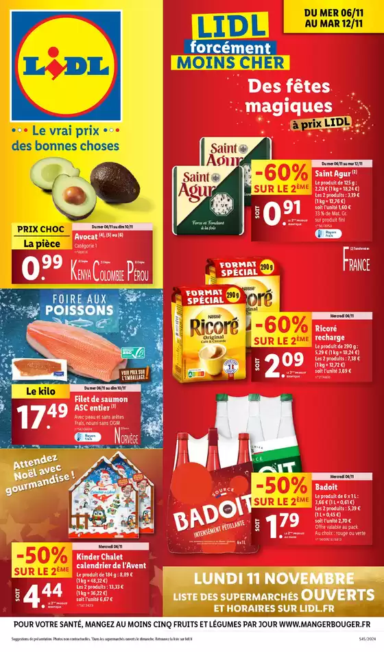 Rendez-vous dans votre supermarché Lidl pour profiter de promos toujours plus gourmandes
