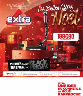 Promos de Multimédia et Electroménager à Lens | BP Les Belles Offres de NOEL 2024 QR sur Extra | 25/11/2024 - 24/12/2024