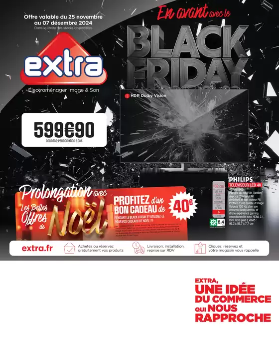 Catalogue Extra à Vimoutiers | BB En Avant Avec Le BLACK FRIDAY 2024 QR | 25/11/2024 - 07/12/2024