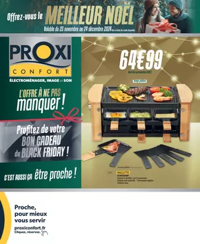 Promos de Multimédia et Electroménager à Saint-Sébastien-sur-Loire | BP NOEL 2024 sur Proxi Confort | 25/11/2024 - 24/12/2024