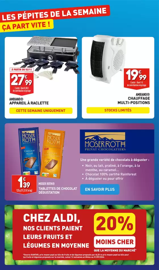 Catalogue Aldi à Saint-Valery-en-Caux | Les arrivages bons plans de la semaine | 31/10/2024 - 04/11/2024