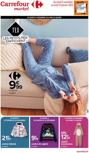 Catalogue Carrefour Market à Oullins | LES PETITS PRIX S'AFFICHENT | 05/11/2024 - 13/01/2025