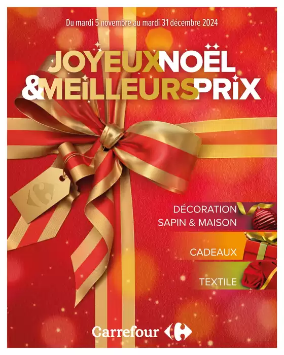 Catalogue Carrefour Market à Villeneuve-lès-Béziers | JOYEUX NOËL & MEILLEUR PRIX  | 05/11/2024 - 31/12/2024