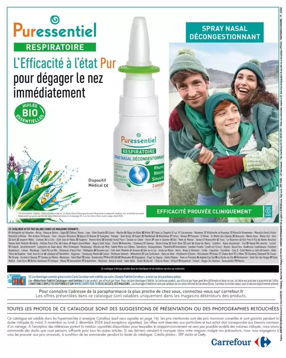 Catalogue Carrefour à Fougères | PARAPHARMACIE NOVEMBRE | 05/11/2024 - 02/12/2024