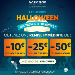 Promos de Sport à Saint-Herblain | Les jours HALLOWEEN sur Pacific Pêche | 31/10/2024 - 04/11/2024