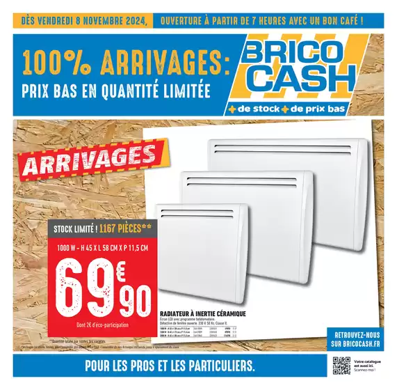 Catalogue Brico Cash à Chanas | Les arrivages Brico Cash | 08/11/2024 - 21/11/2024