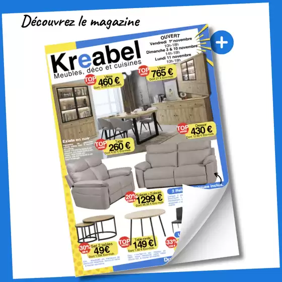 Catalogue KREABEL à Tourcoing | Catalogue KREABEL | 01/11/2024 - 24/11/2024