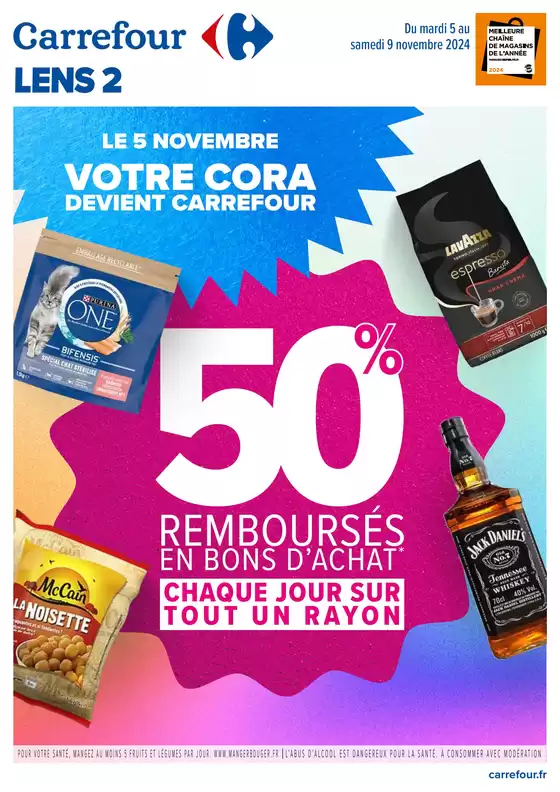 LENS OUVERTURE CARREFOUR