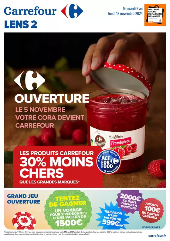 LENS2 OUVERTURE CARREFOUR