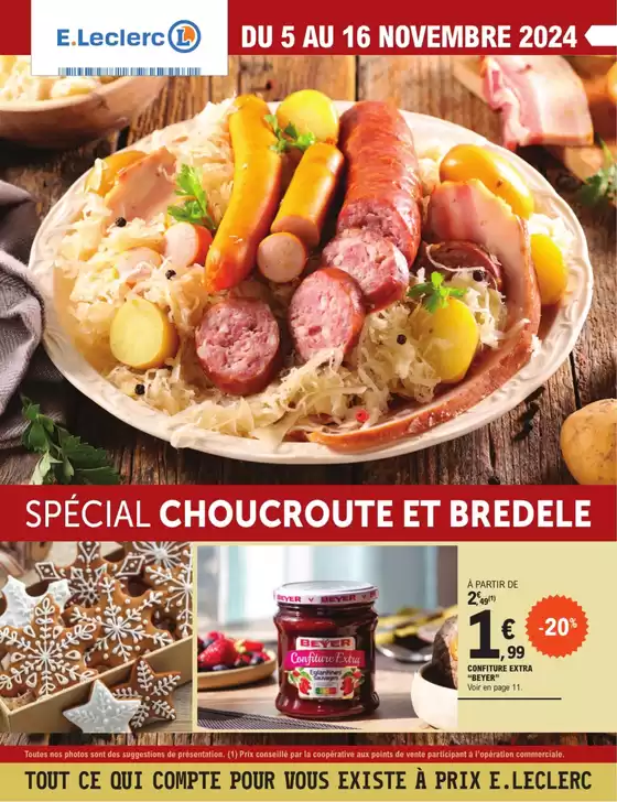 ALSACE CHOUCROUTE 3 + BREDELE