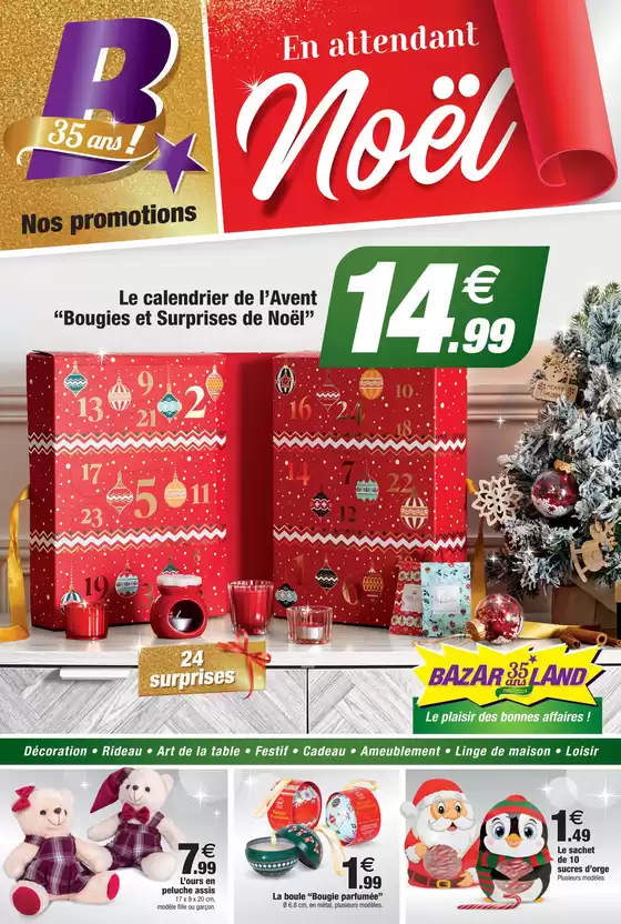 Catalogue Bazarland à Charleville-Mézières | Un Noël à prix tout doux ! | 04/11/2024 - 01/12/2024