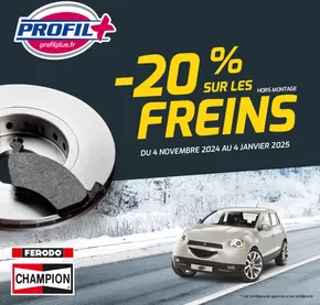 Promos de Sport à Saint-Herblain | Du 04 novembre 2024 au 04 janvier 2025, -20% sur les freins ! sur Profil Plus | 04/11/2024 - 04/01/2025