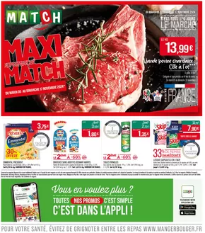 Catalogue Supermarché Match à Huclier | MAXI Supermarché MAtch | 05/11/2024 - 17/11/2024