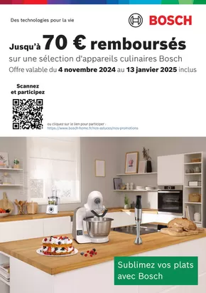 Catalogue Boulanger à Saint-Grégoire (Ille et Vilaine) | OFFRE BOSCH : JUSQU'A 70€ REMBOURSES | 04/11/2024 - 13/01/2025